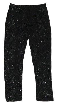 Černé třpytivé legíny KOTON KIDS