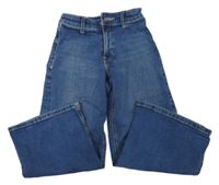 Modré wide leg rifle RIVER ISLAND