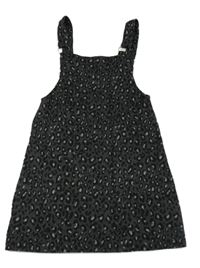 Tmavošedé šaty s leopardím vzorem George