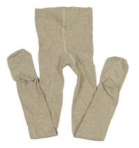 Světlešedé melírované punčocháče H&M