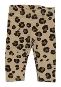 Pískové legíny s leopardím vzorem H&M