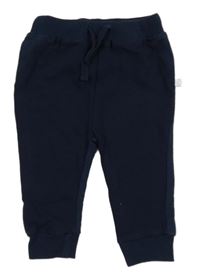 Tmavomodré žebrované tepláky Liegelind