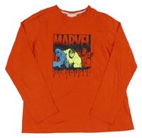 Červené triko s Avengers Primark