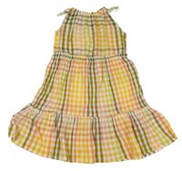 Barevné kostkované lehké šaty Leigh Tucker