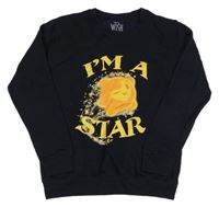 Tmavomodrá mikina s potiskem Disney