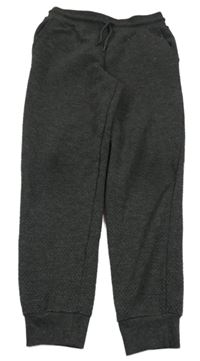 Tmavošedé vzorované tepláky Primark