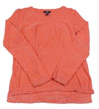 Korálový třpytivý lehký svetr GAP