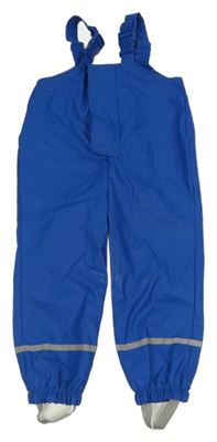 Modré nepromokavé laclové kalhoty 