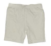 Bílé elastické kraťasy s volánky Topomini