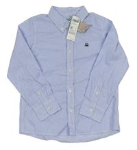 Modro-bílá pruhovaná košile Benetton