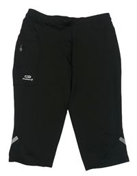 Černé sportovní crop legíny Kalenji