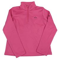 Růžová thermo mikina s logem McKinley