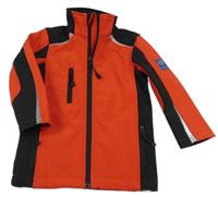 Červeno-černá softshellová bunda 