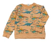 Meruňková mikina s diny 