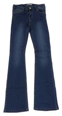 Tmavomodré teplákové flare rifle Name it