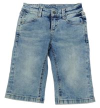 Světlemodré teplákové riflové kraťasy S. Oliver