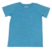 Světlemodré melírované sportovní tričko 