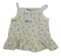Nové - Bílý top s citrony H&M