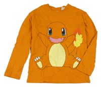 Oranžové triko s potiskem - Pokémon H&M