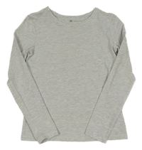 Světlešedé melírované triko H&M