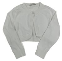 Bílé třpytivé svetrové bolerko George