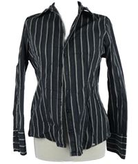 Dámská černo-modrá proužkovaná halenka Street One 