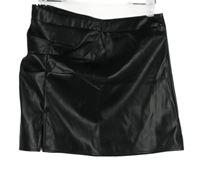 Dámská černá koženková sukně Shein 