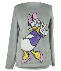 Dámská šedá plyšová mikina s Daisy Tezenis 