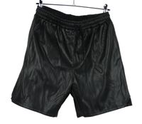Pánské černé koženkové kraťasy Booho