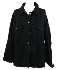 Dámská černá riflová bunda PrettyLittle Thing