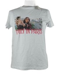 Nové - Dámské bílé tričko s potiskem 