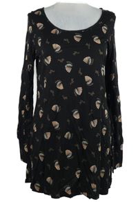 Dámská černá vzorovaná tunika Store Twenty One 