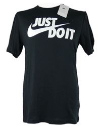 Nové - Pánské černé tričko s logem Nike 