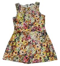 Barevný květinový kraťasový overal Candy couture 
