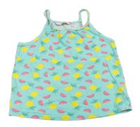 Modrý top s ovocem Primark