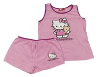 2set- růžová košilka s Hello Kitty+ kalhotky Sanrio