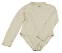 Světlebéžové žebrované body Zara