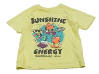 Žluté tričko s obrázkem Primark