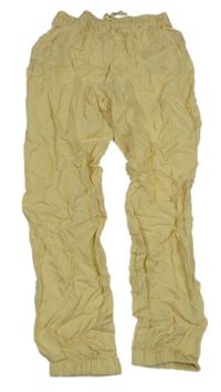 Žluté lehké kalhoty H&M