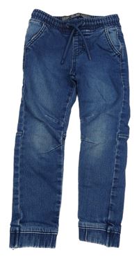 Modré cuff slim rifle Denim Co.
