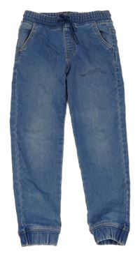 Modré elastické cuff rifle Denim Co.