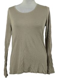 Dámské béžové lněné triko Primark