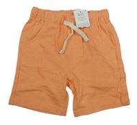 Nové - meruňkové bavlněné kraťasy So cute