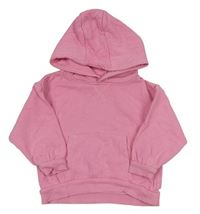Růžová mikina s kapucí Primark