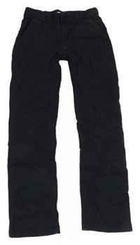 Tmavomodré plátěné kalhoty Campus