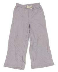 Lila široké tepláky