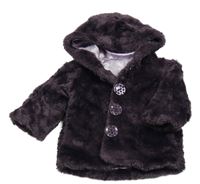 Lilkový kožešinový podšitý kabát s kapucí George