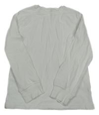 Bílé žebrované mikinotriko George