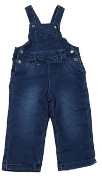 Tmavomodré teplákové laclové rifle Lupilu