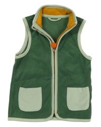 Khaki-hořčicová fleecová vesta TCM